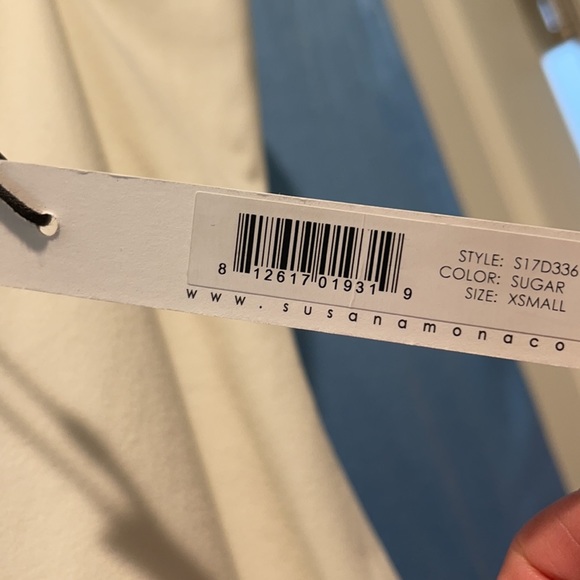 White Susana Monaco Mini Dress - Picture 7 of 7